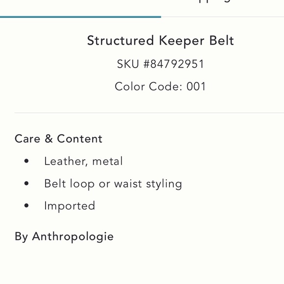Finders Keepers STRUCTURED KEEPER BELT NWT - Picture 6 of 6